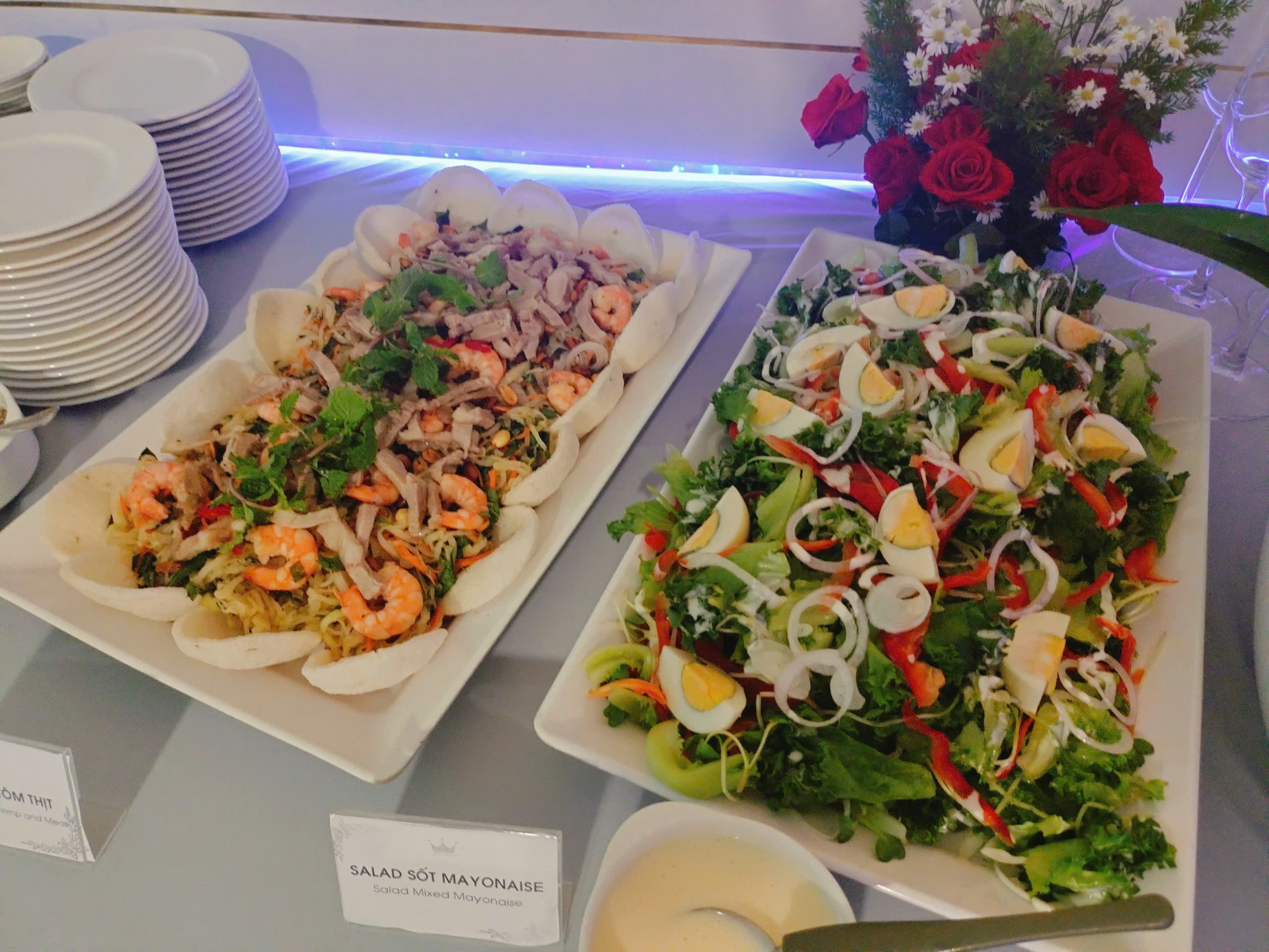 món ăn của du thuyền king yacht